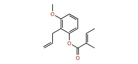 2-Allyl-3-methoxyphenyl (E)-2-methyl-2-butenoate